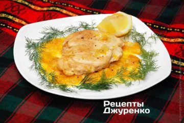 Курка з апельсином і імбиром Курка з апельсином