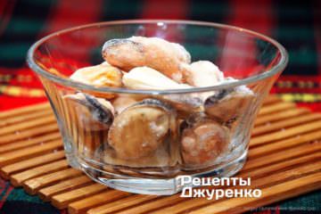 Заморожені мідії