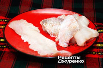 розрізати окуня