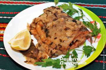 Форель жареная