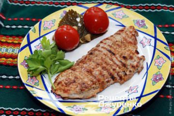 Свиной эскалоп - вкусное жареное мясо эскалоп