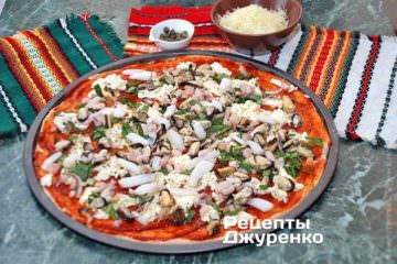 Разложить отваренные морепродукты Разложить отваренные морепродукты