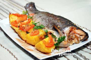 форель в духовке форель в духовке