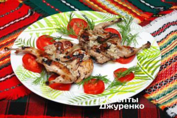 Куріпка на грилі