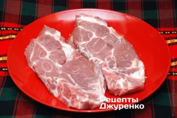 Шматки свинячого ошийка