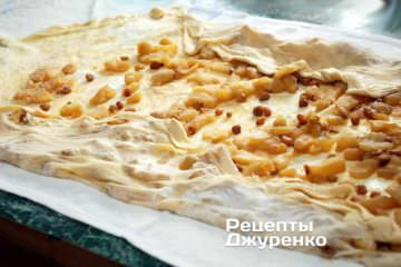 подвернуть края теста