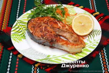 Фото рецепта форель на грилі