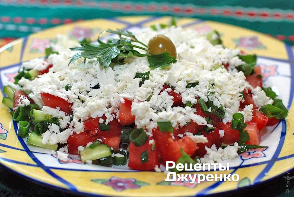 Шопский салат — один из лучших летних салатов