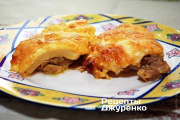 Курица с ананасами в духовке