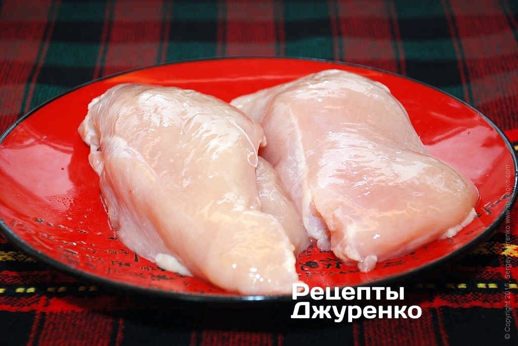 Куряче філе. Фото рецепта. Крок 1 Куряче філе.
