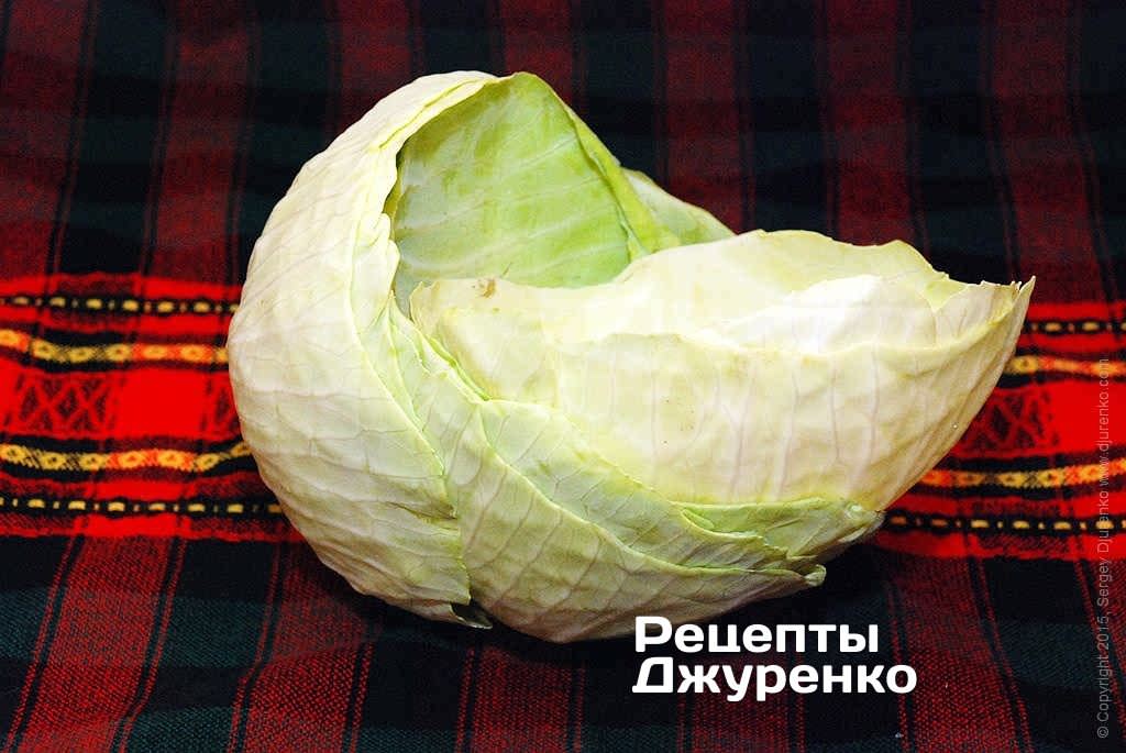 Листья капусты.