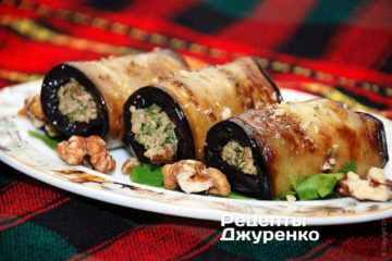 Баклажаны с орехами