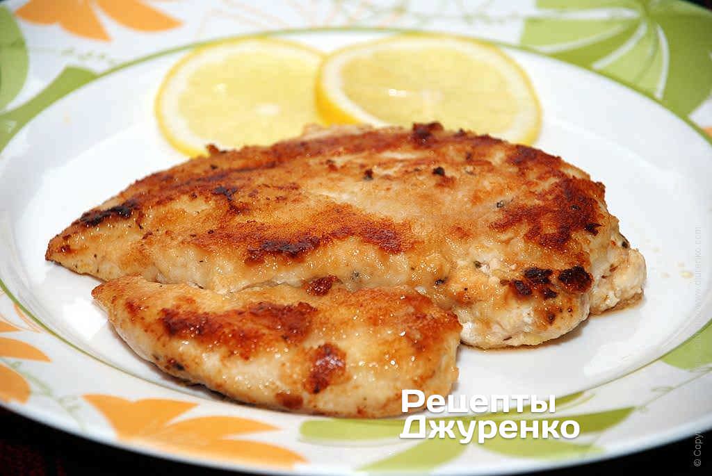 Отбивная из куриного филе