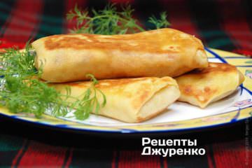 Блинчики с курицей