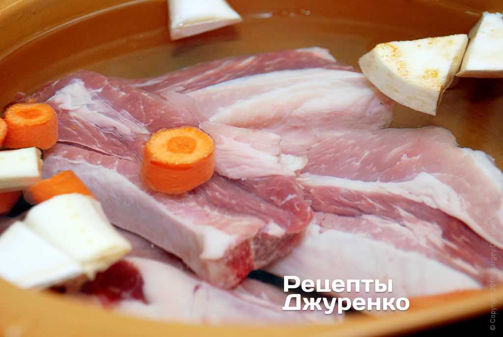 Сварить мясной бульон.