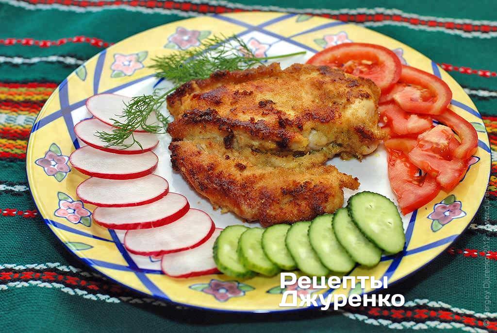 Отбивная из куриного филе