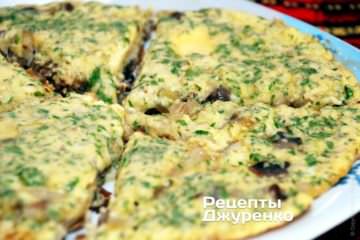 Омлет с грибами