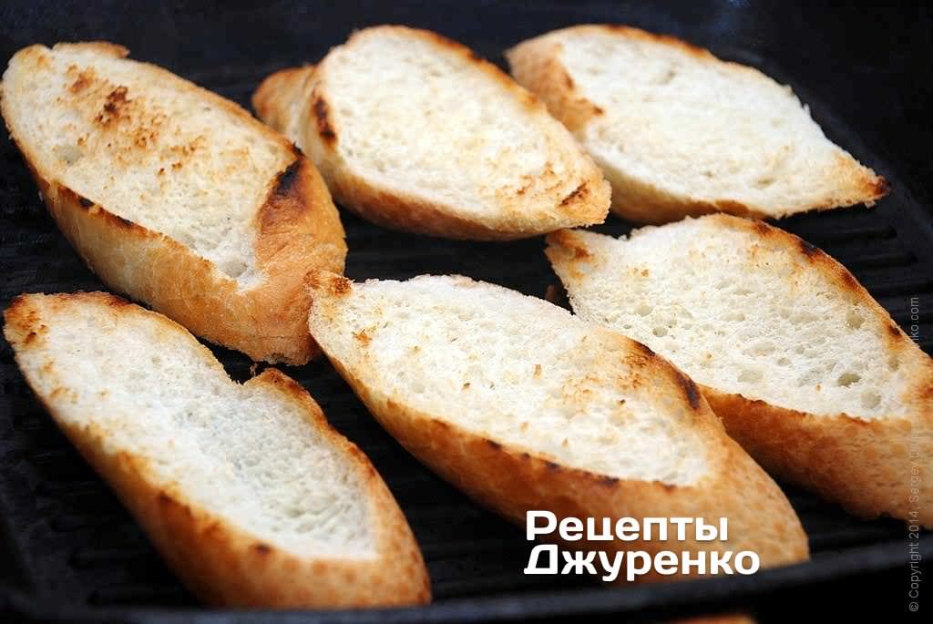 Гренки из батона.