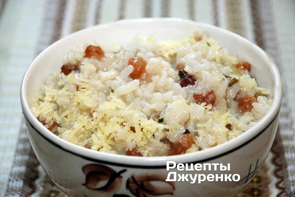 Рецепт приготування Рис з родзинками Рис з родзинками
