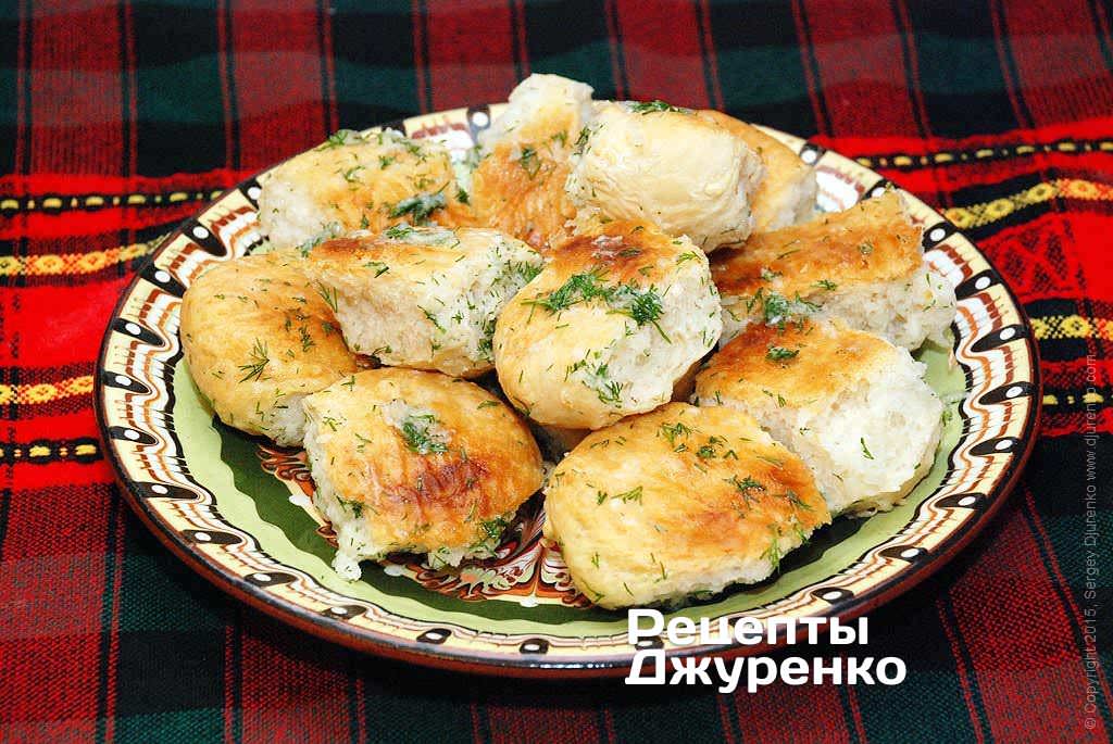 Пампушки з часником