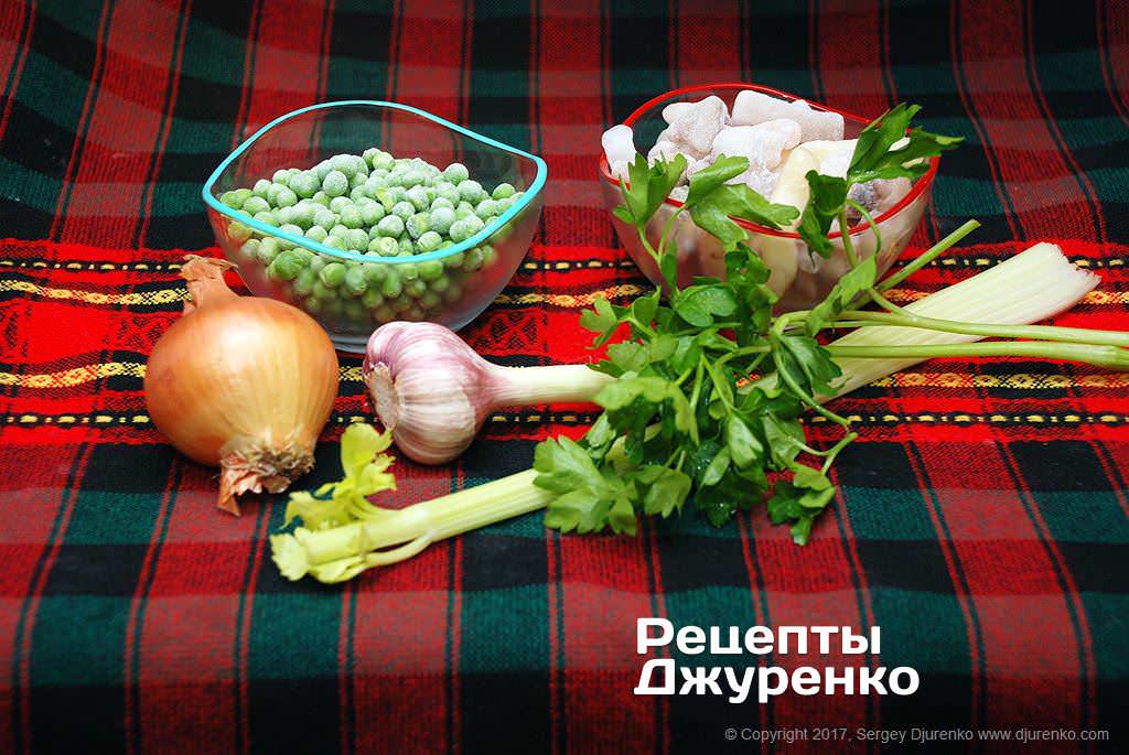 Овощи и морепродукты.