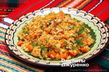 Плов з морепродуктами по-мексиканськи