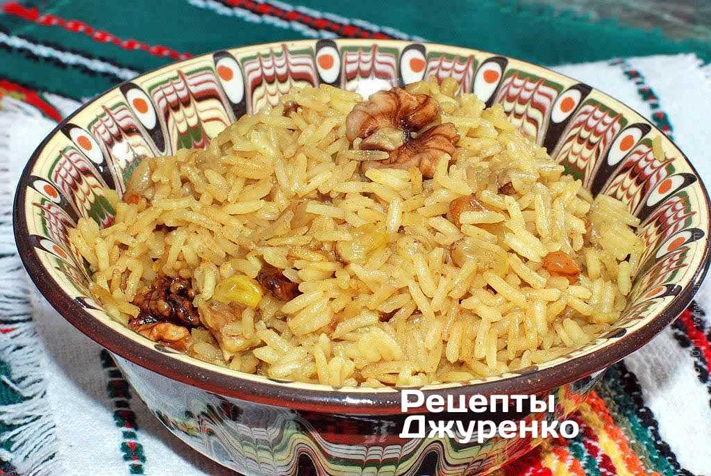 Рецепт: Суп из сухофруктов - с рисом
