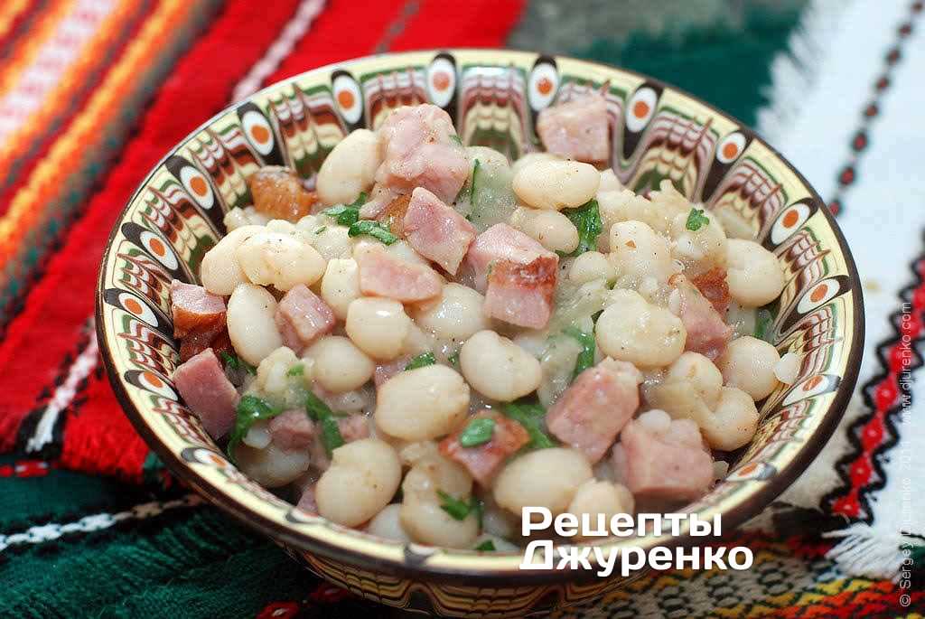 фасоль с мясом