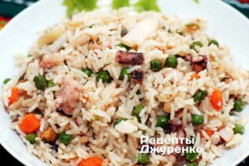 Морепродукты с рисом