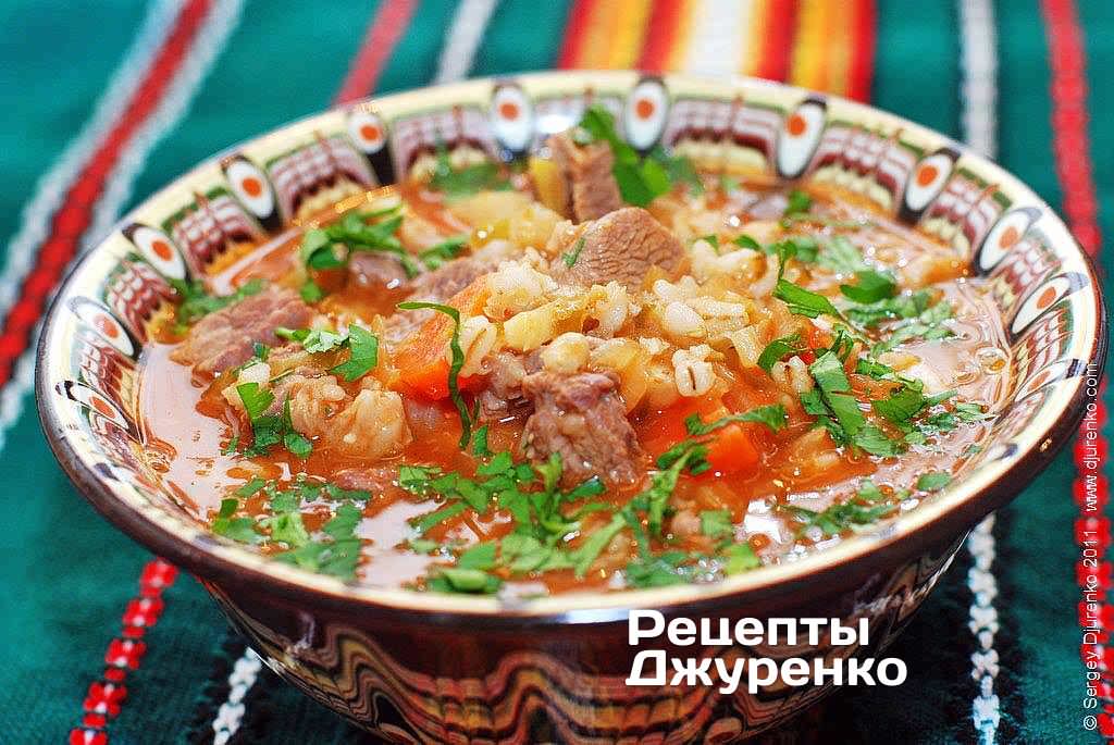 суп из перловки фото рецепта