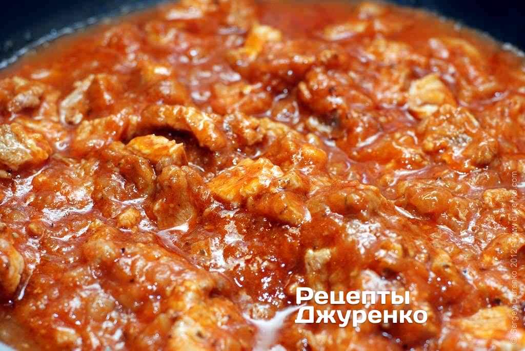 Простая подлив без мяса