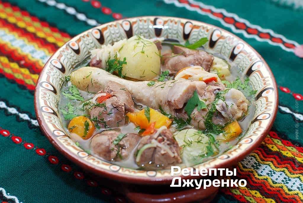 Суп з потрошками