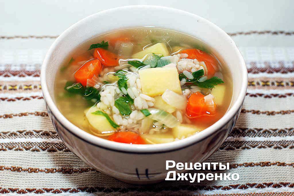 Фото рецепта: Рисовий суп