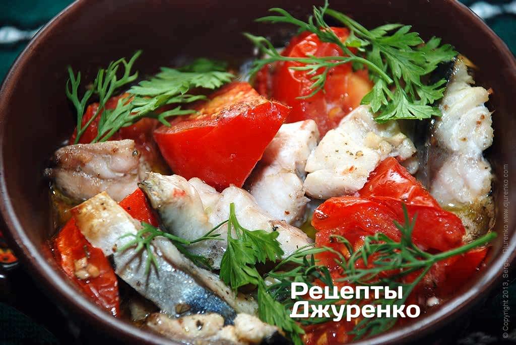 Запеченная скумбрия