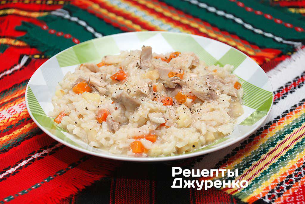 Рецепты Ризотто С Курицей Фото