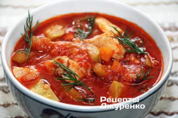 Фото рецепта томатный суп