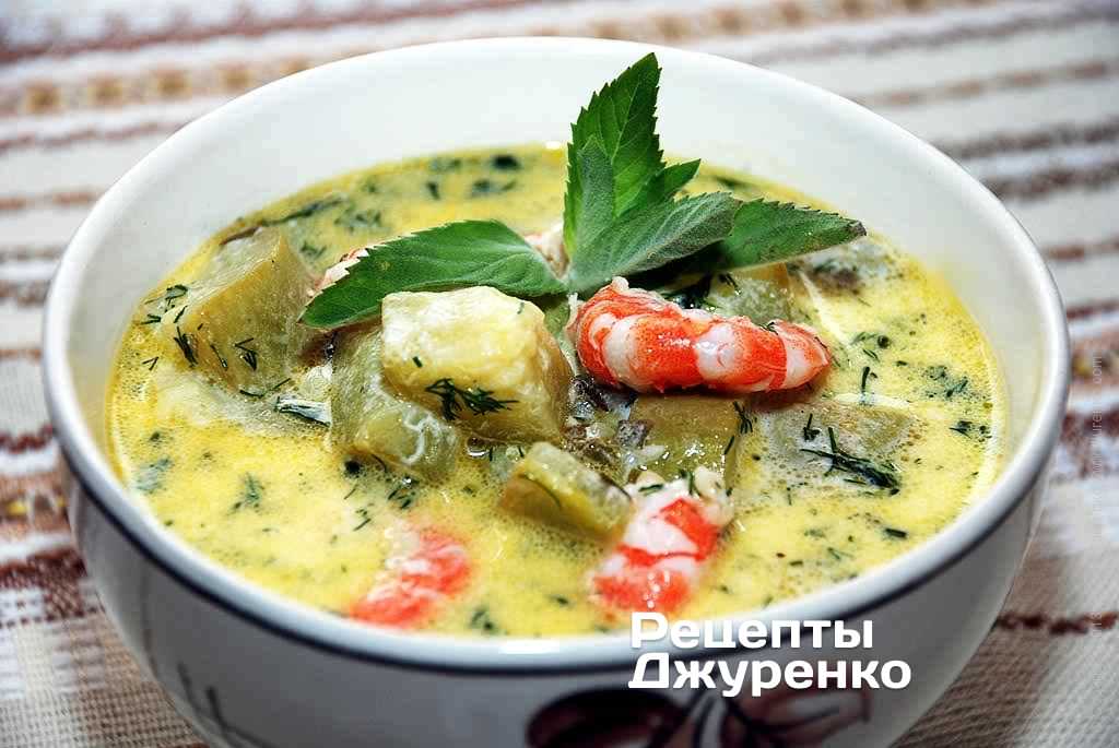 Вкусный Суп С Креветками Рецепт С Фото