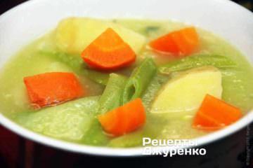 Суп пюре з овочами