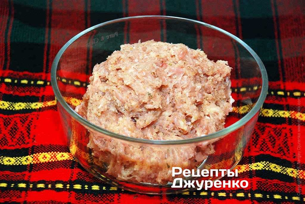 Курячий фарш для котлет.