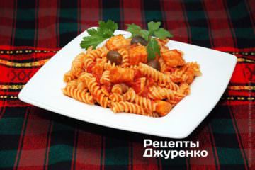 Паста с семгой
