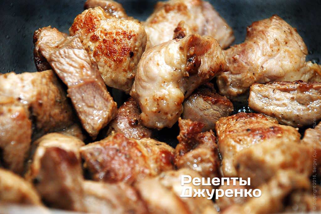 Шашлык кусочками в духовке