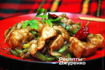 Мясо с фасолью