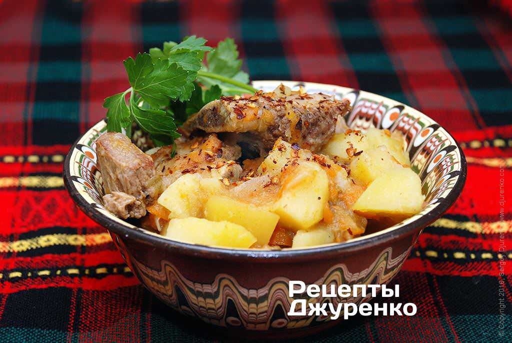 картошка с ребрами