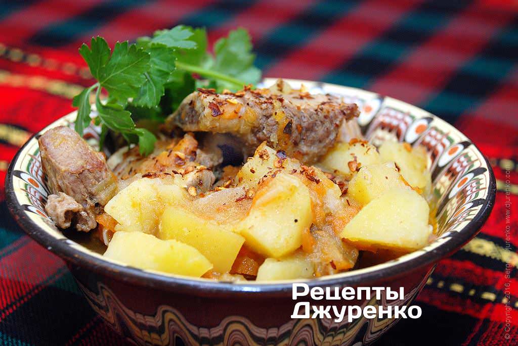 Картошка с ребрами