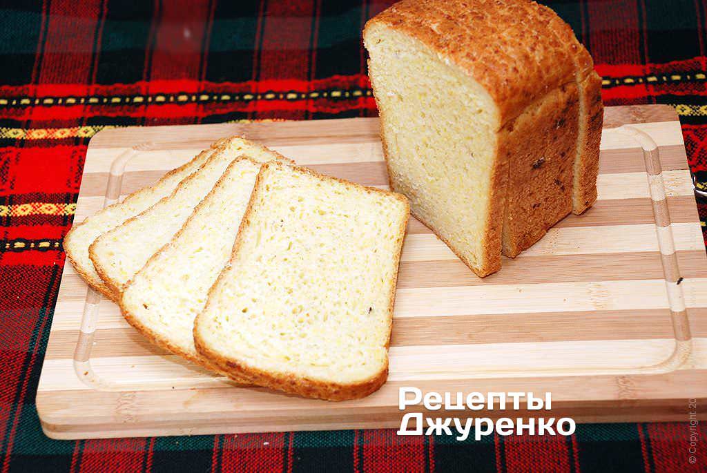 Нарезанный хлеб.