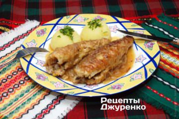 Фото рецепта тушеный хек