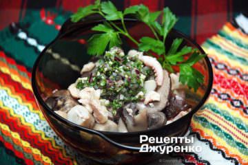 Салат с креветками