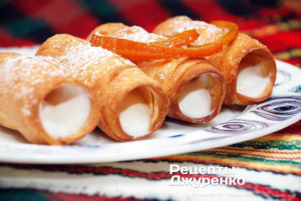 Рецепт приготовления каннолей Канноли