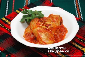 Овощные голубцы без мяса