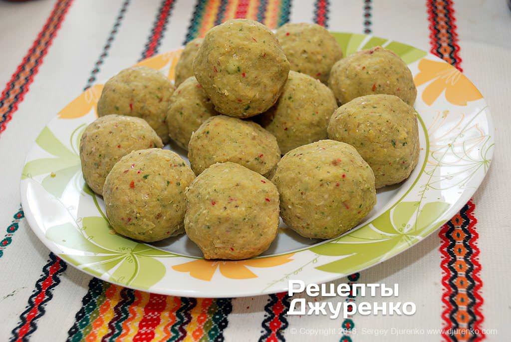 Chickpea balls.